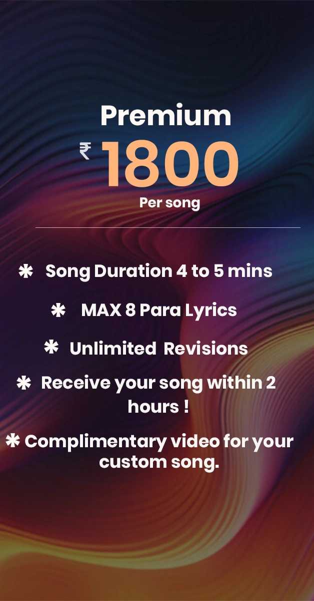 Premium Song Package - $1800