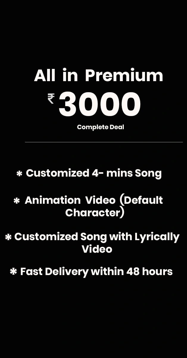 All-in Premium Song Package - $3000